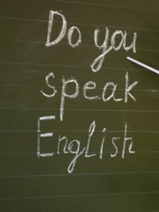 Learning to speak English